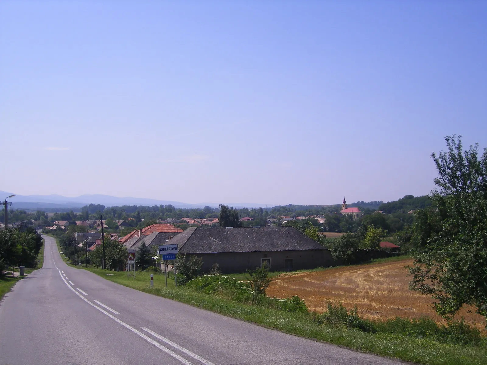 Photo showing: Szete - a falu látképe észak felől
