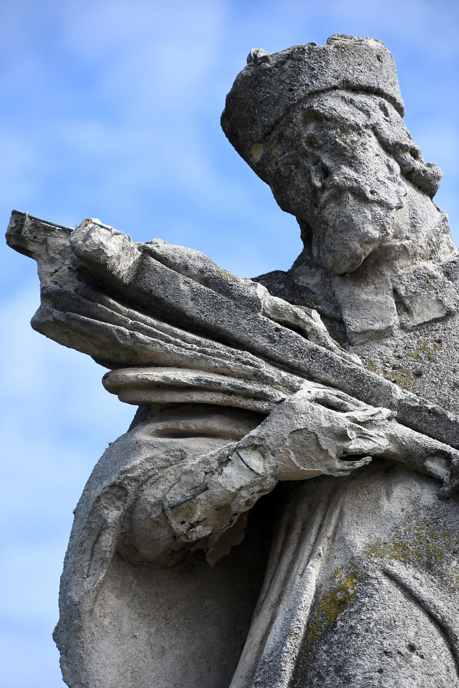 Photo showing: Statue of John of Nepomuk (Sülysáp, belső Dózsa György út)