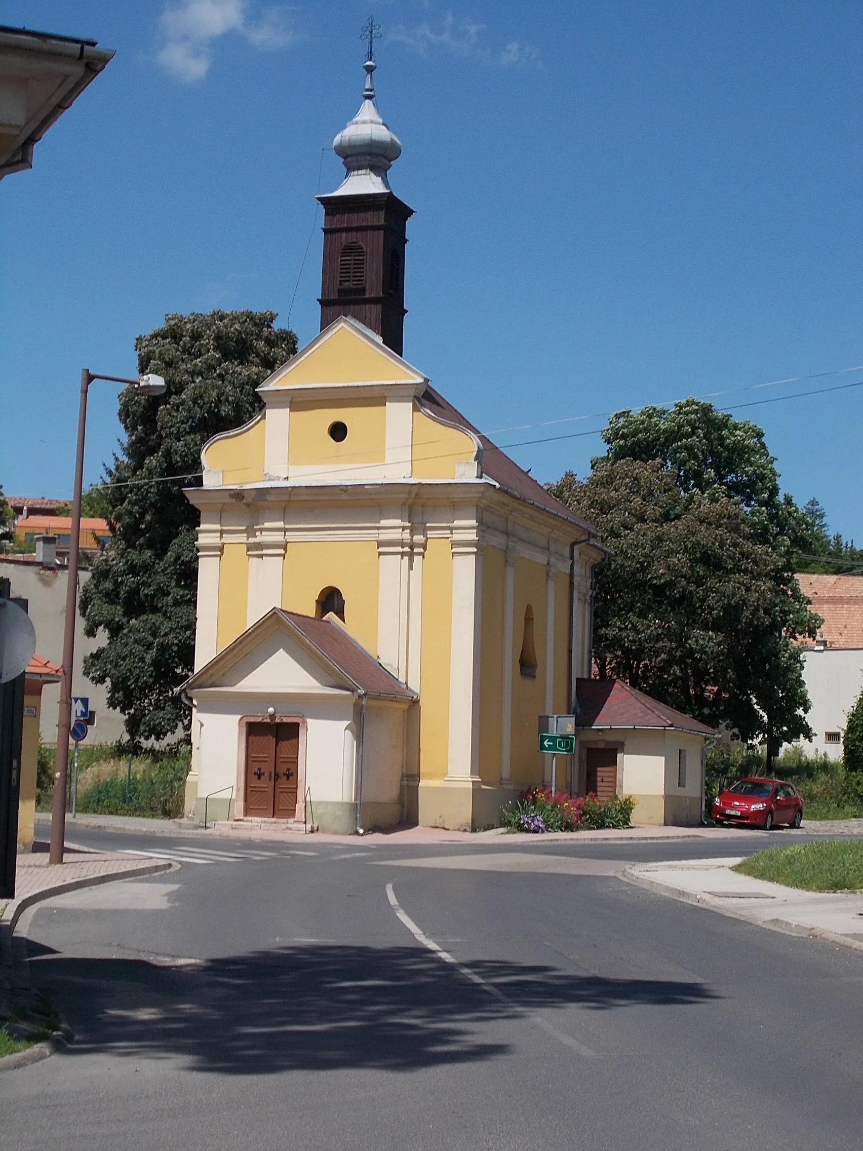 Photo showing: : Saint Stephen chapel -  Szenttamási Street, Esztergom, Komárom-Esztergom County, Hungary.