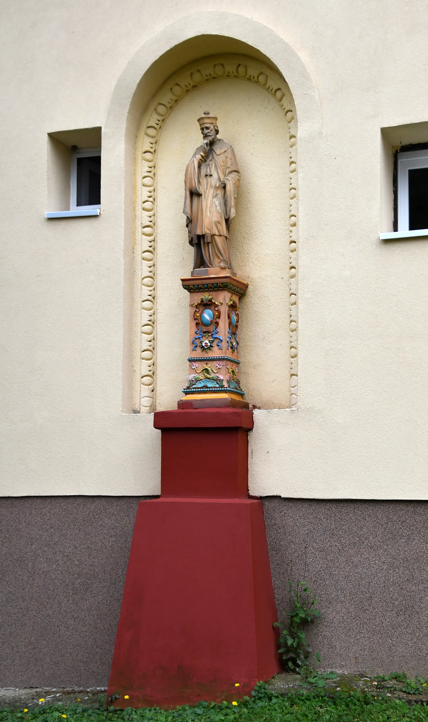 Photo showing: Statue of John of Nepomuk (Csitár)