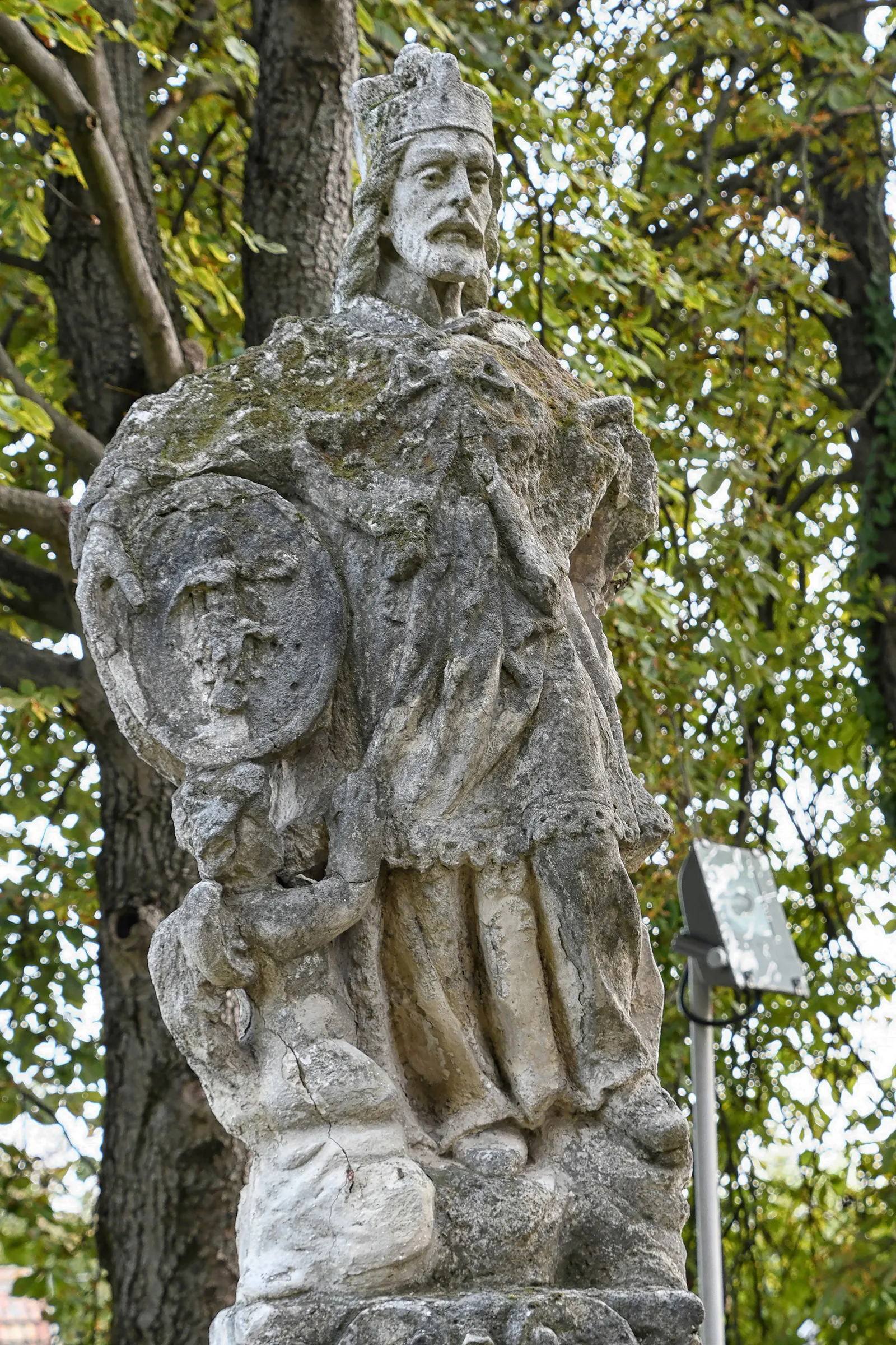 Photo showing: Statue of John of Nepomuk (Tápióság)