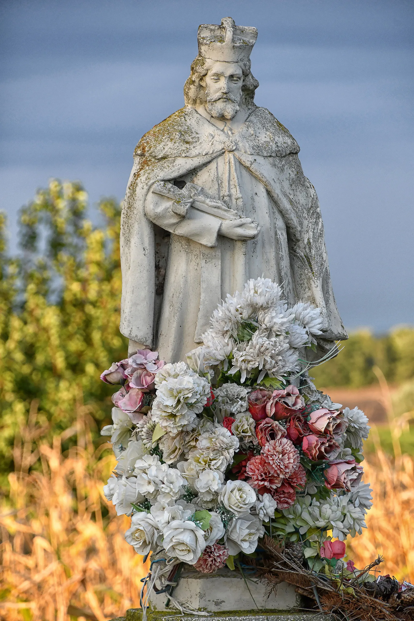 Photo showing: Statue of John of Nepomuk (Szentlőrinckáta)