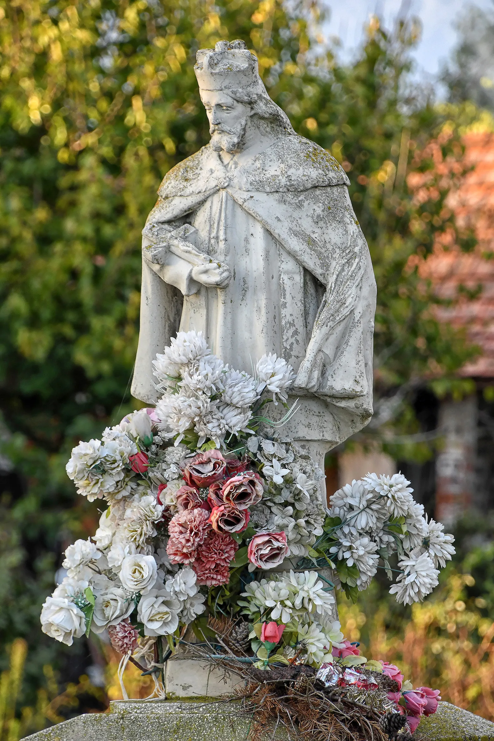 Photo showing: Statue of John of Nepomuk (Szentlőrinckáta)