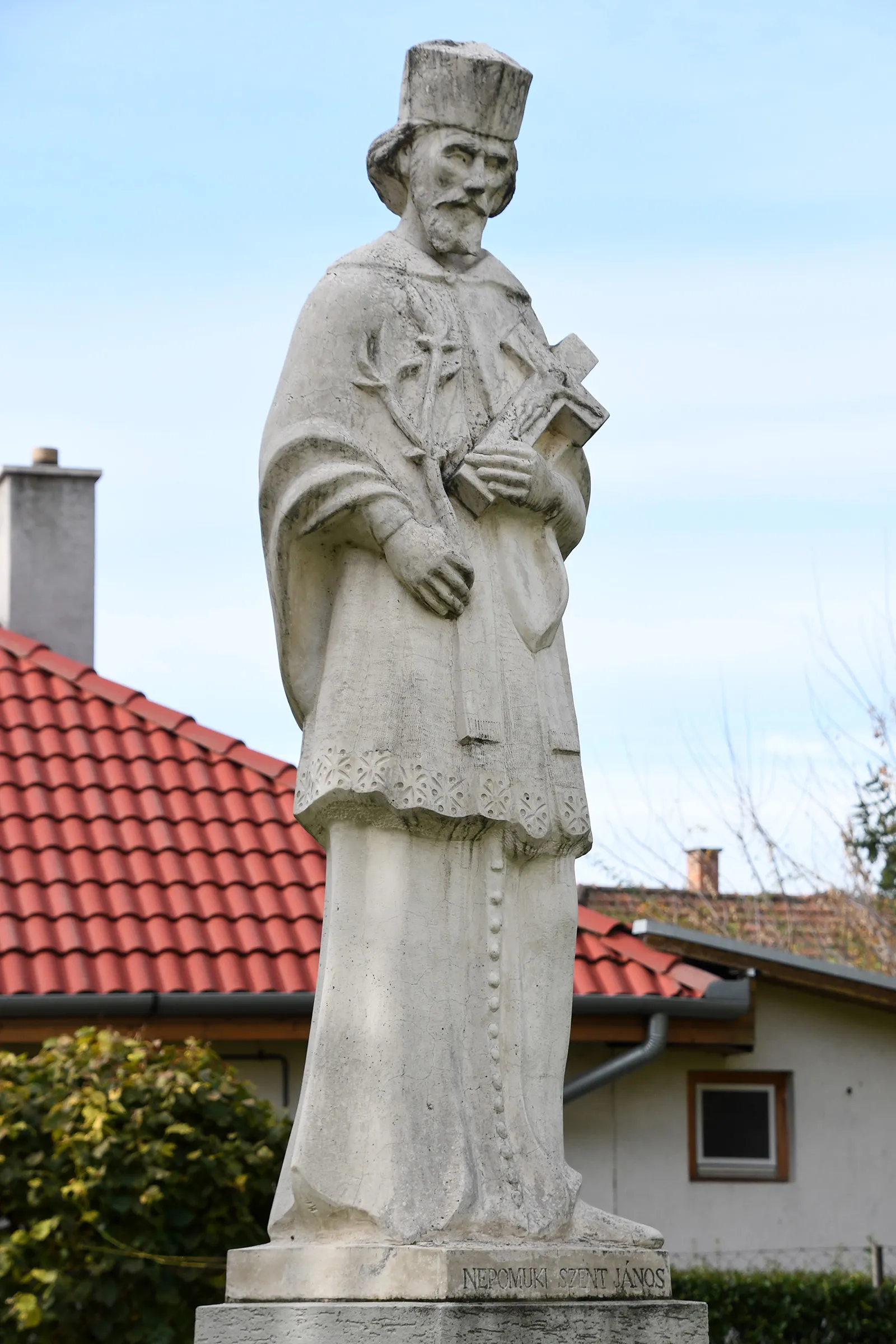 Photo showing: Statue of John of Nepomuk (Karácsond)