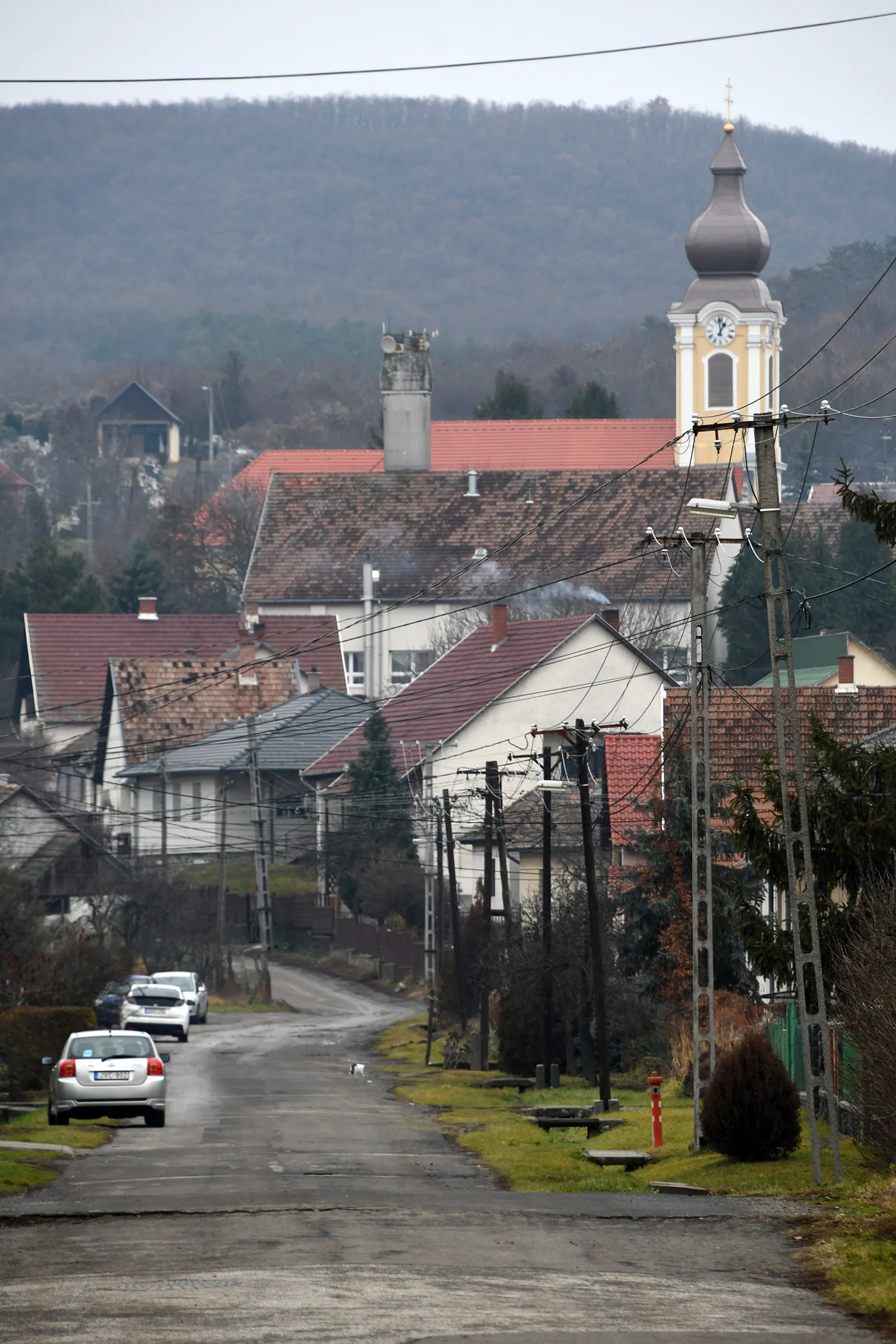 Photo showing: Petőfi Street in Buják, Hungary