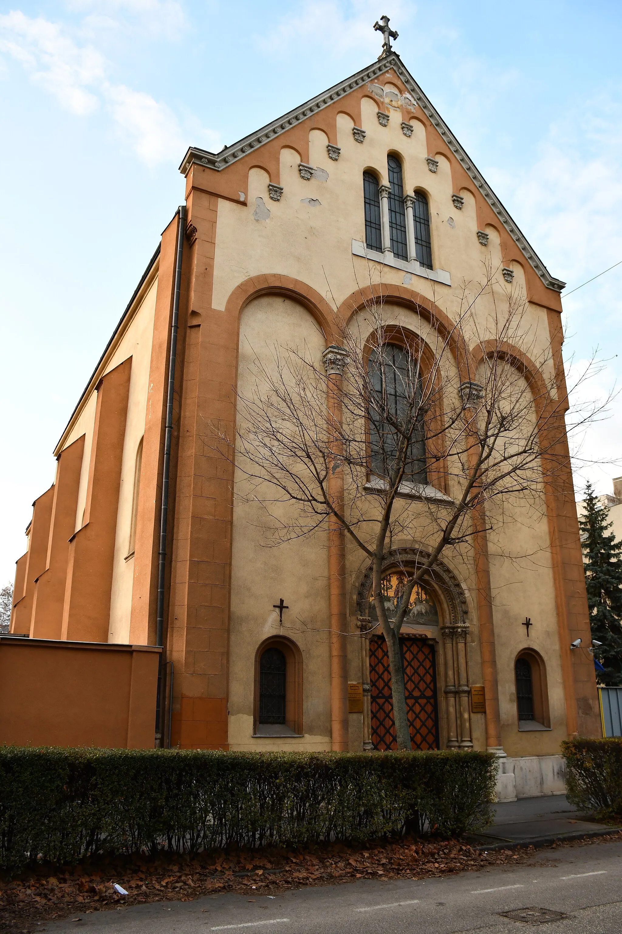 Photo showing: Jó Pásztor-templom, Budapest, Szőlő u. 56.