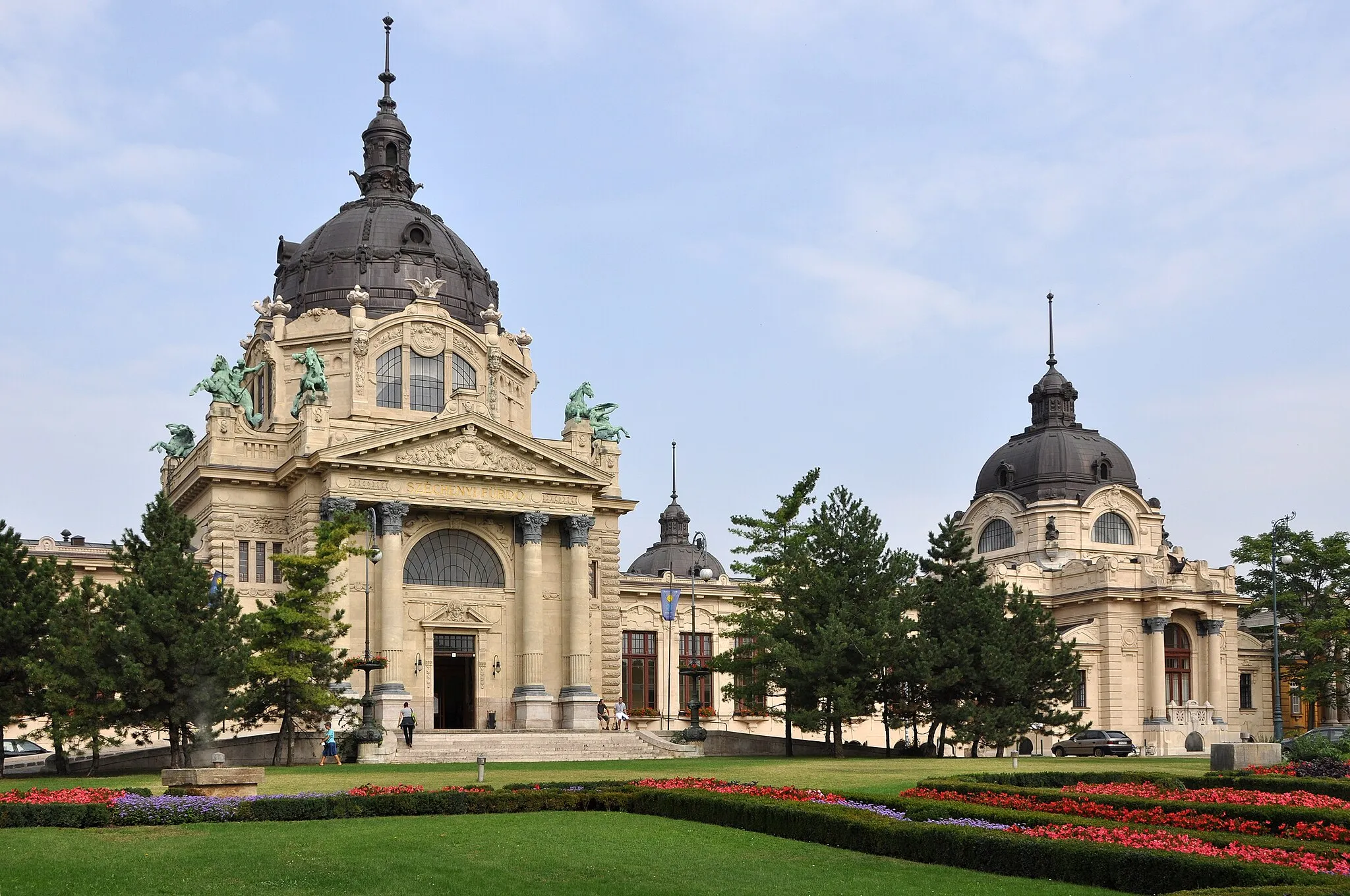 Photo showing: Budapest (Hungary): Széchenyi thermal baths, main building