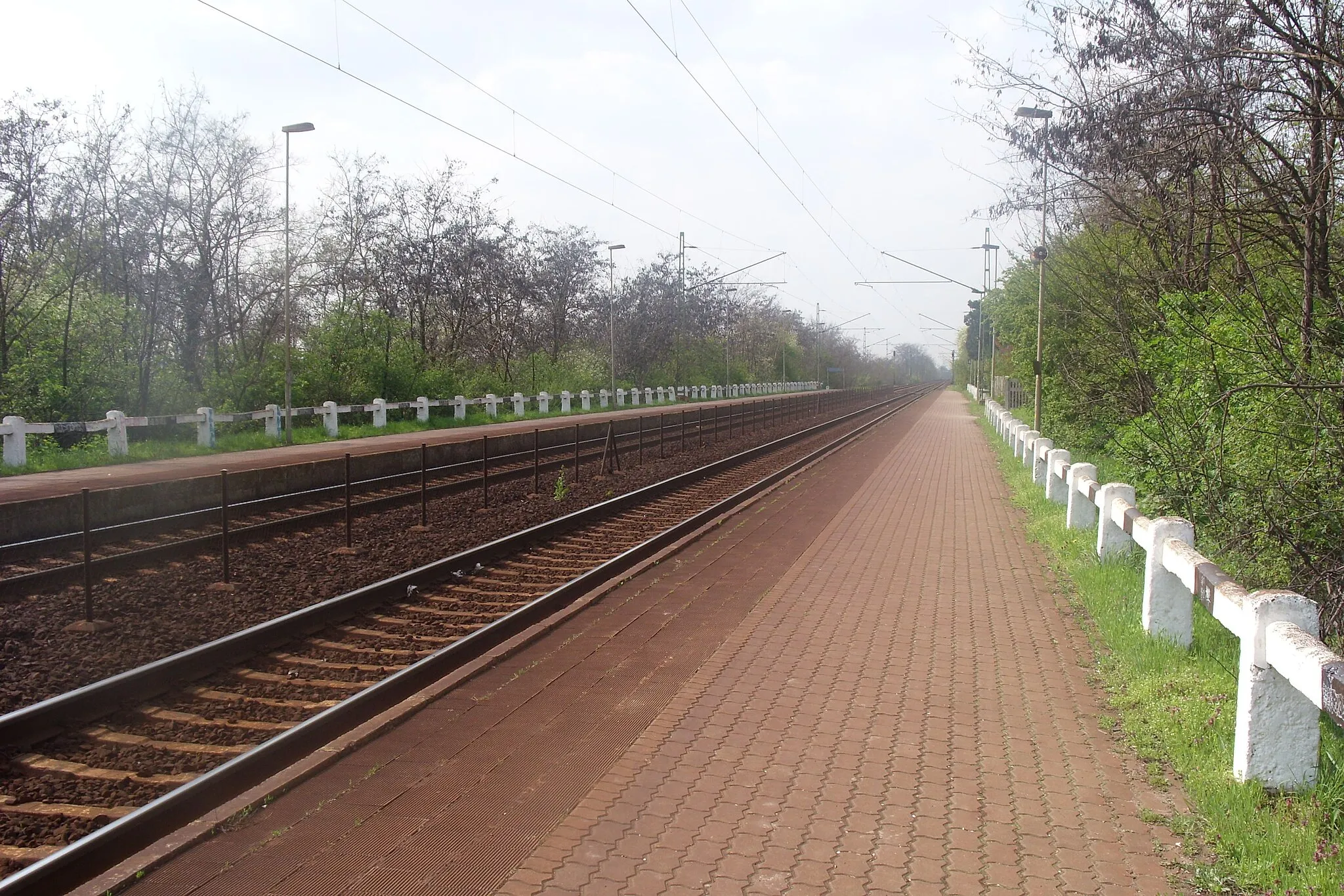 Photo showing: Rákoskert railway station, Budapest, Hungary