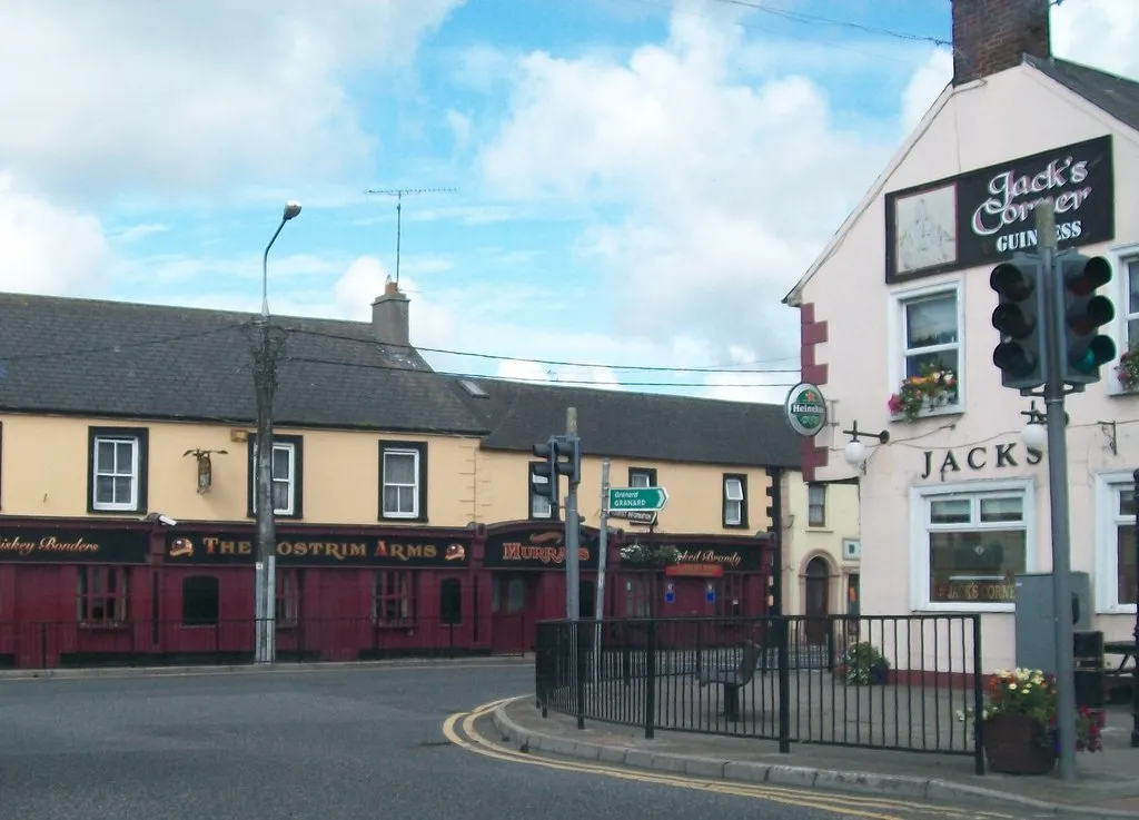 Photo showing: The junction of Granard Street and Main Street, Edgeworthstown