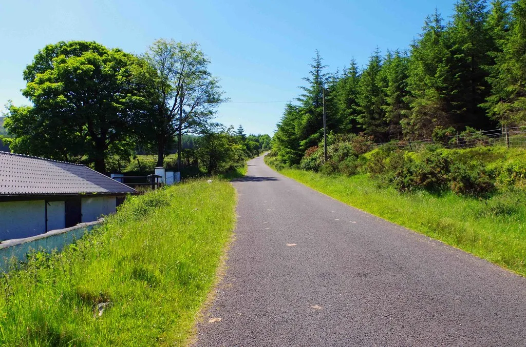 Photo showing: The L7642 road near Ballinascorney Upper