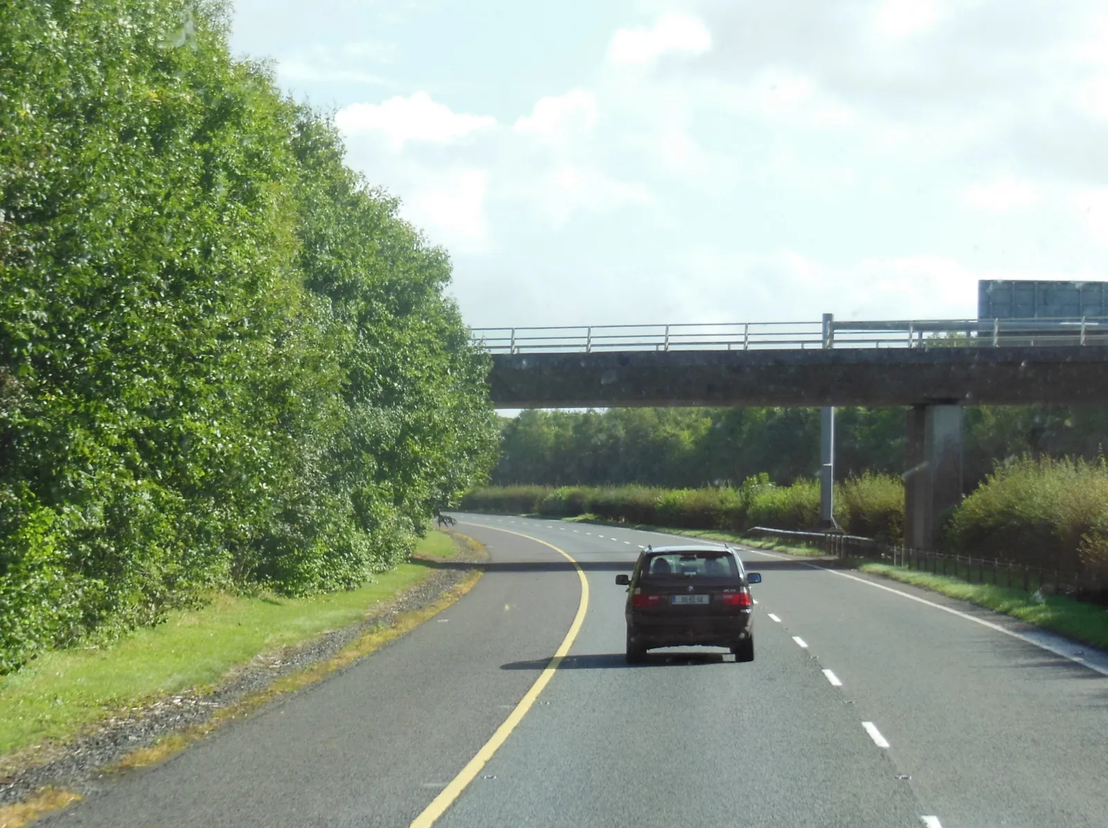 Photo showing: The M7 / E20 towards junction 16
