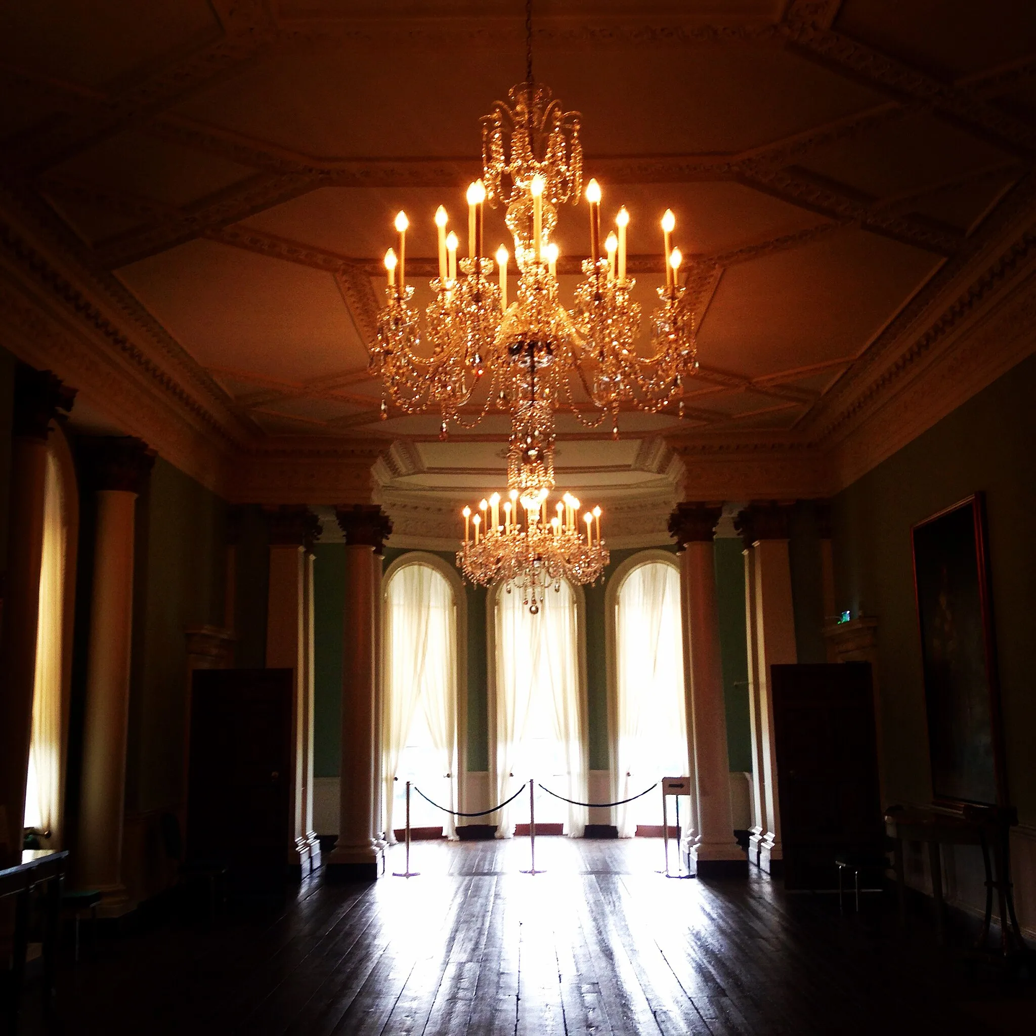 Photo showing: The ballroom in Rathfarnham castle