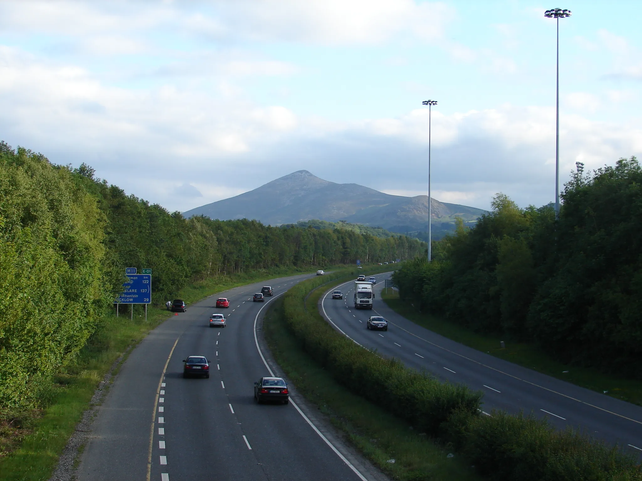 Photo showing: M11 near Bray from the bridge