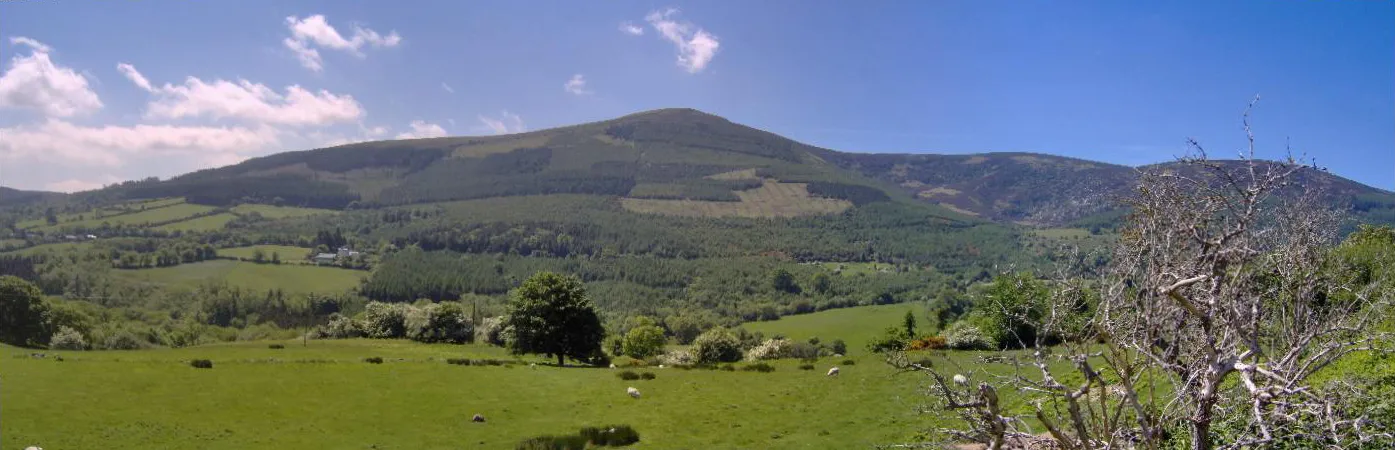 Photo showing: en:Maulin, en:Wicklow Mountains, north face.