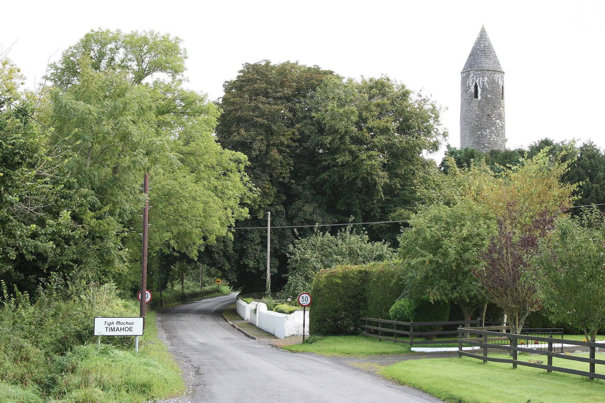 Photo showing: Approaching Timahoe, County Laois, Ireland