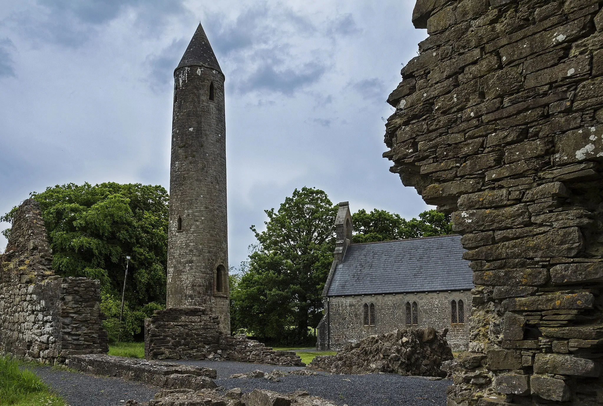 Photo showing: County Laois, Timahoe Round Tower.