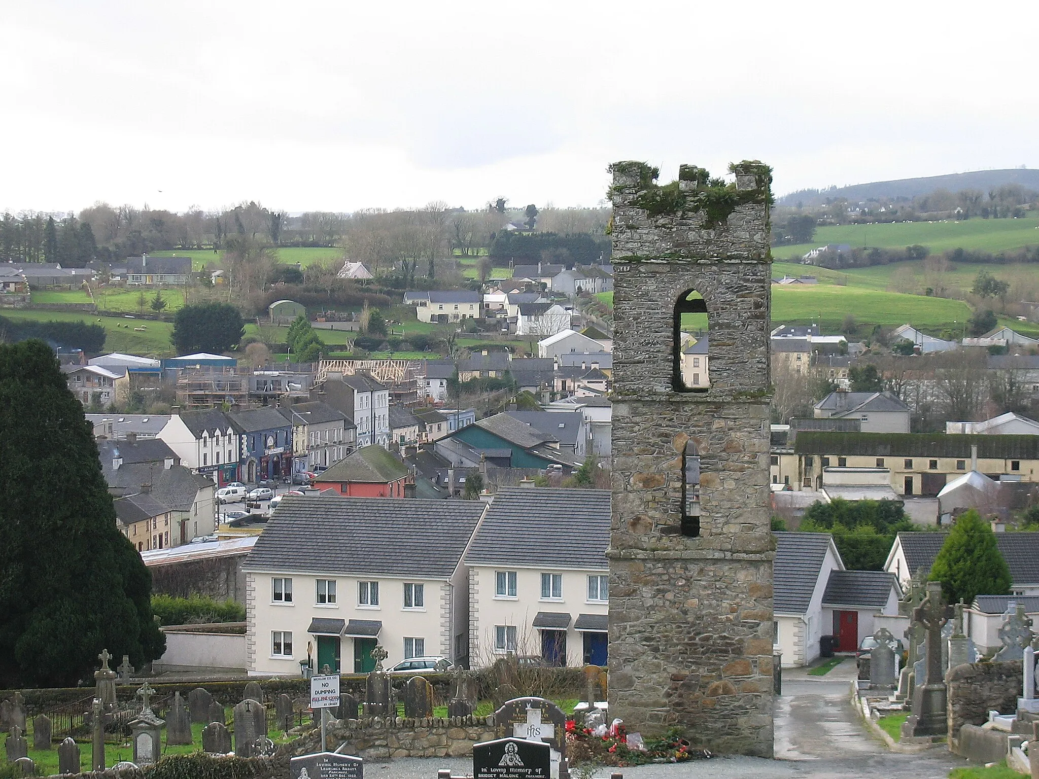 Photo showing: Baltinglass, from Church Hill