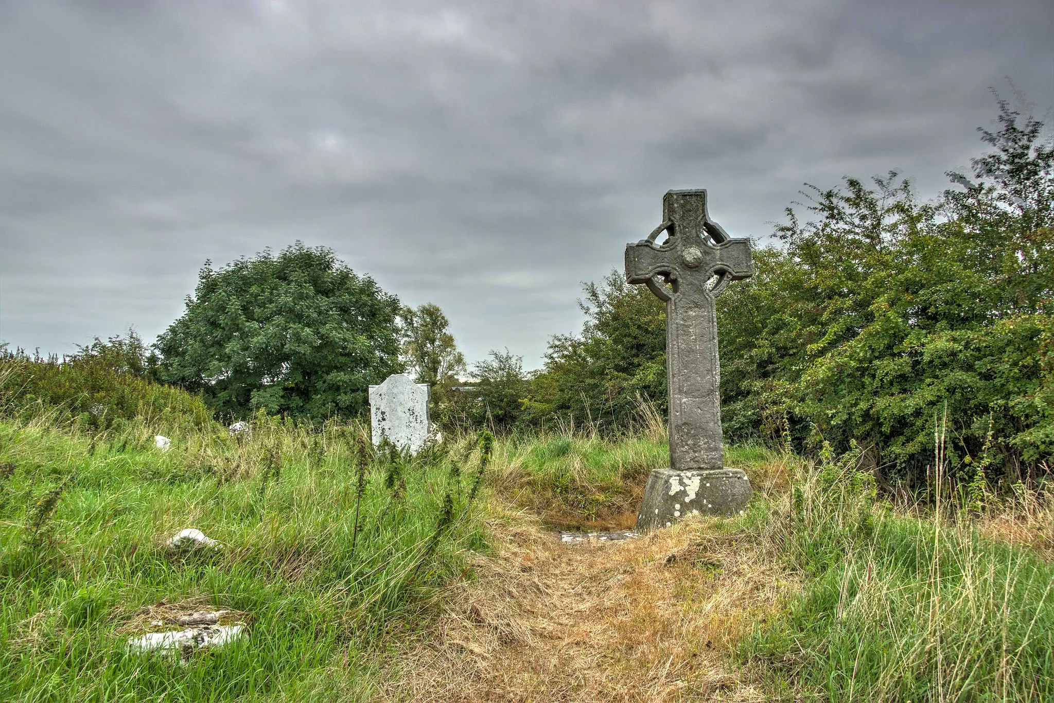 Photo showing: The South Cross, at Castlekieran, near Carnaross, Co. Meath