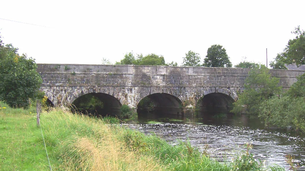 Photo showing: Leinster Aqueduct of the Grand Canal, Ireland over the Liffey, constructed by Richard Evans