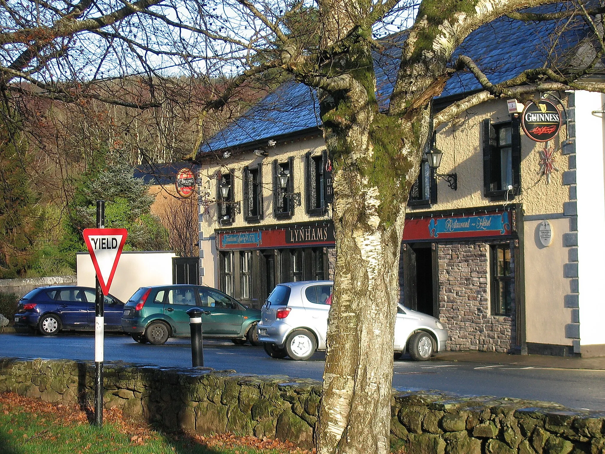 Photo showing: Pub in Laragh Village, County Wicklow, Ireland