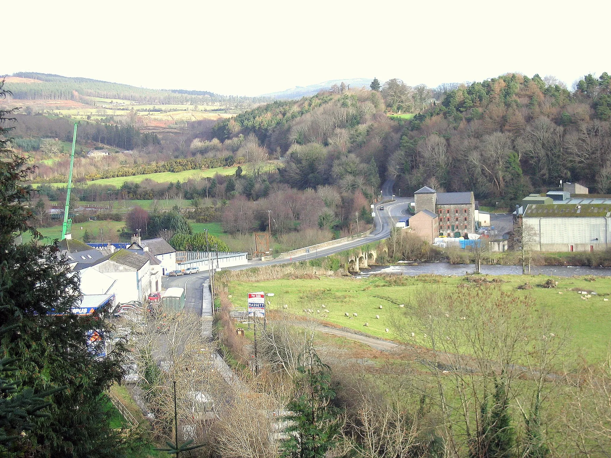 Photo showing: The Avoca River through Rathdrum, County Wicklow, Ireland