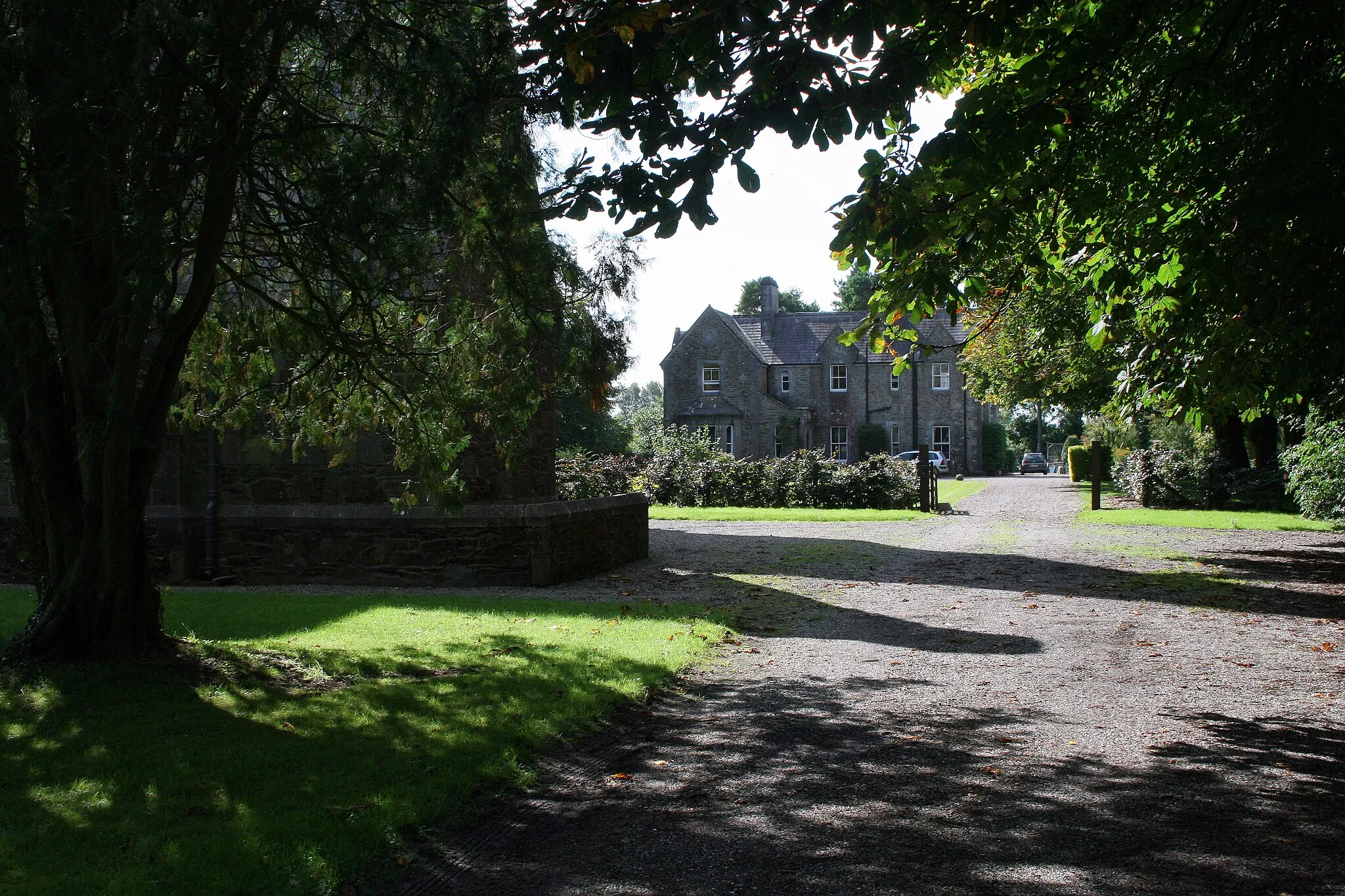 Photo showing: A house in the village of Kilkea, County Kildare