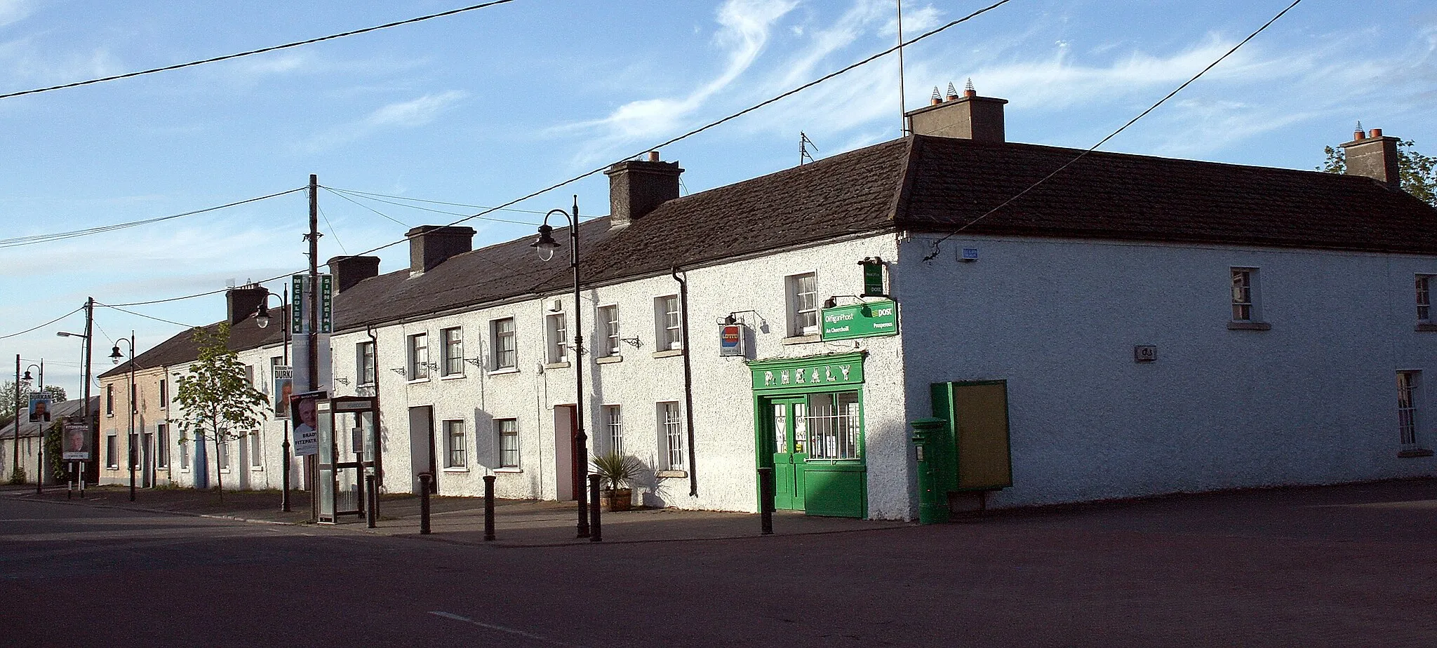 Photo showing: Prosperous, County Kildare, Ireland on the R408 in the older part of town.