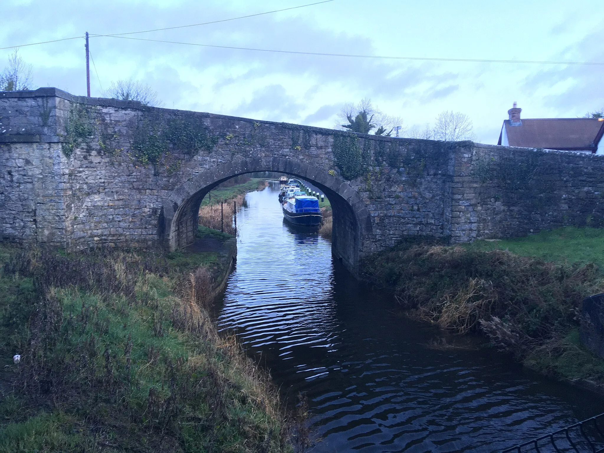 Photo showing: County Kildare, Moyvally Bridge.