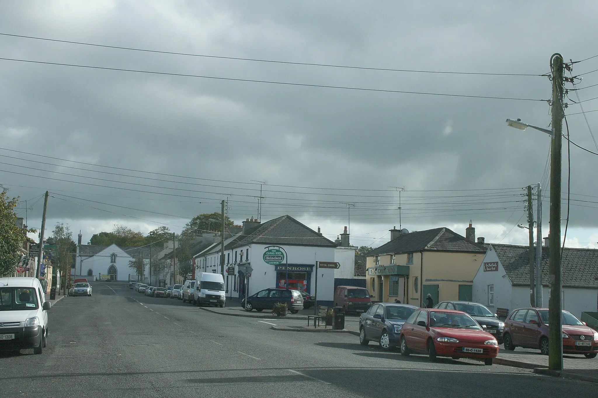 Photo showing: The R393 through Ballynacargy, County Westmeath, Ireland