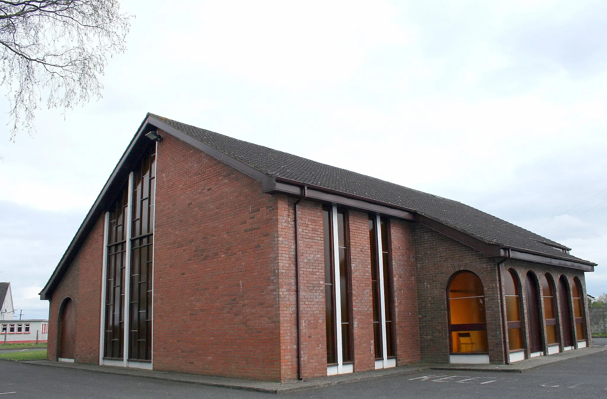 Photo showing: Church in Kilshanchoe In the village of Kilshanchoe, County Kildare, on the R402 road.