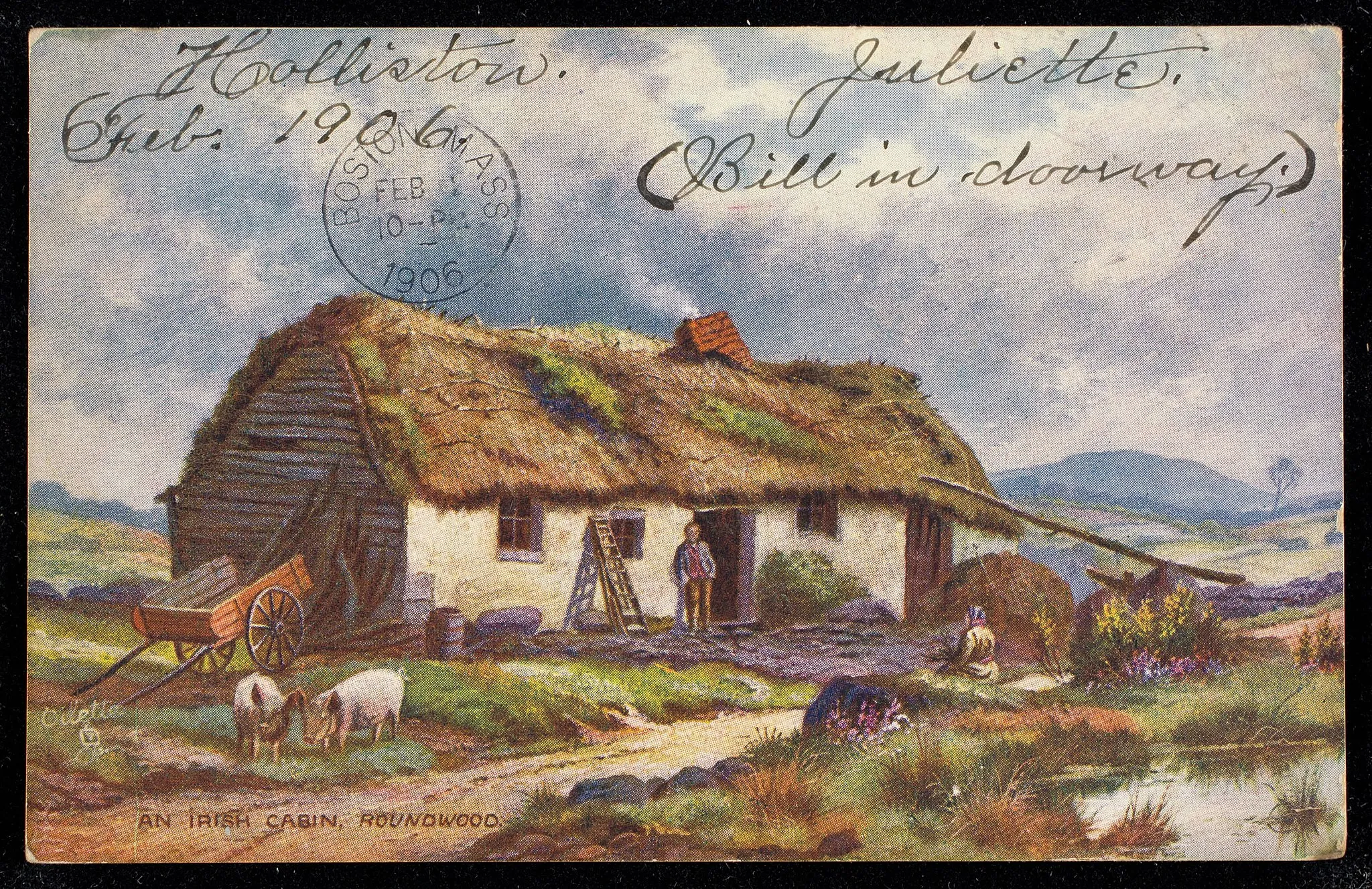 Photo showing: An Irish cabin, Roundwood
