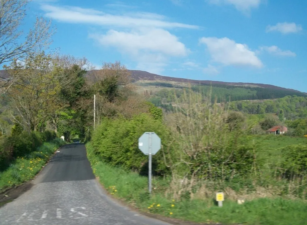 Photo showing: Link road between the B113 and Wood Road at the base of Slieve Gullion