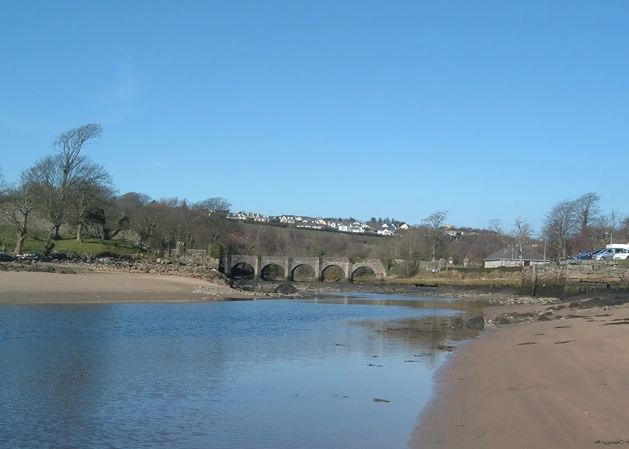 Photo showing: Desembocadura del río Crana en Buncrana