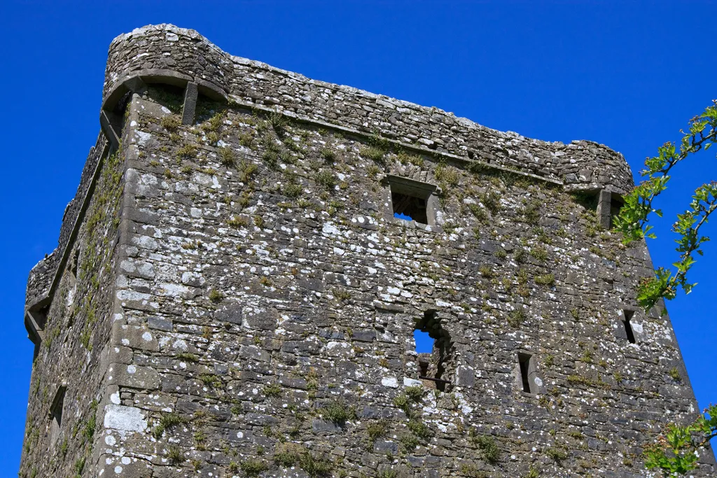 Photo showing: Feartagar Castle - bartizans