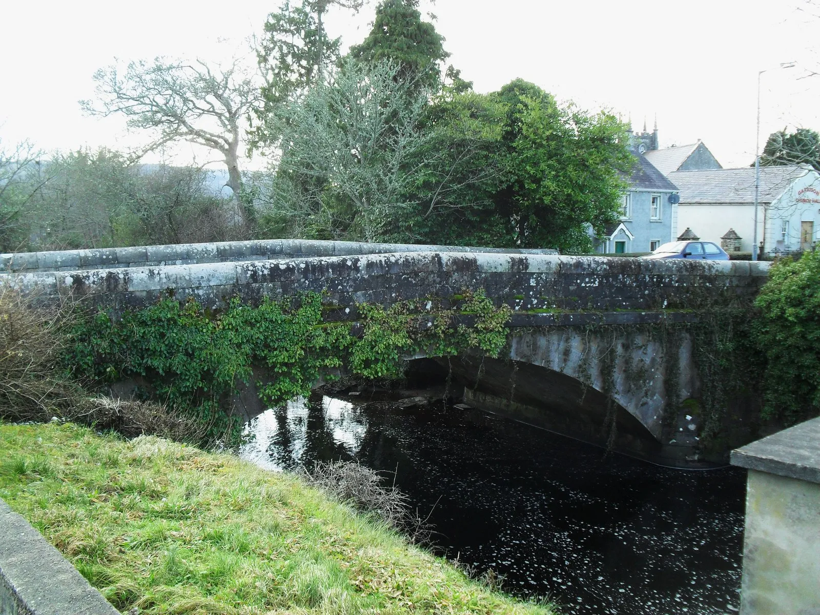 Photo showing: Bridge over the Roogagh River, Garrison Off the Main Street.