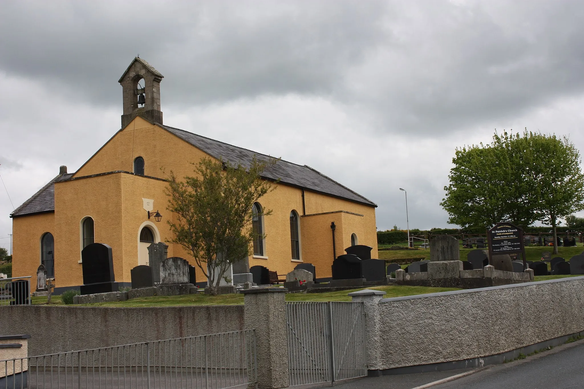 Photo showing: St Patrick's (Church of Ireland) Church, Leckpatrick Road, Ballymagorry, County Tyrone, Northern Ireland, May 2010