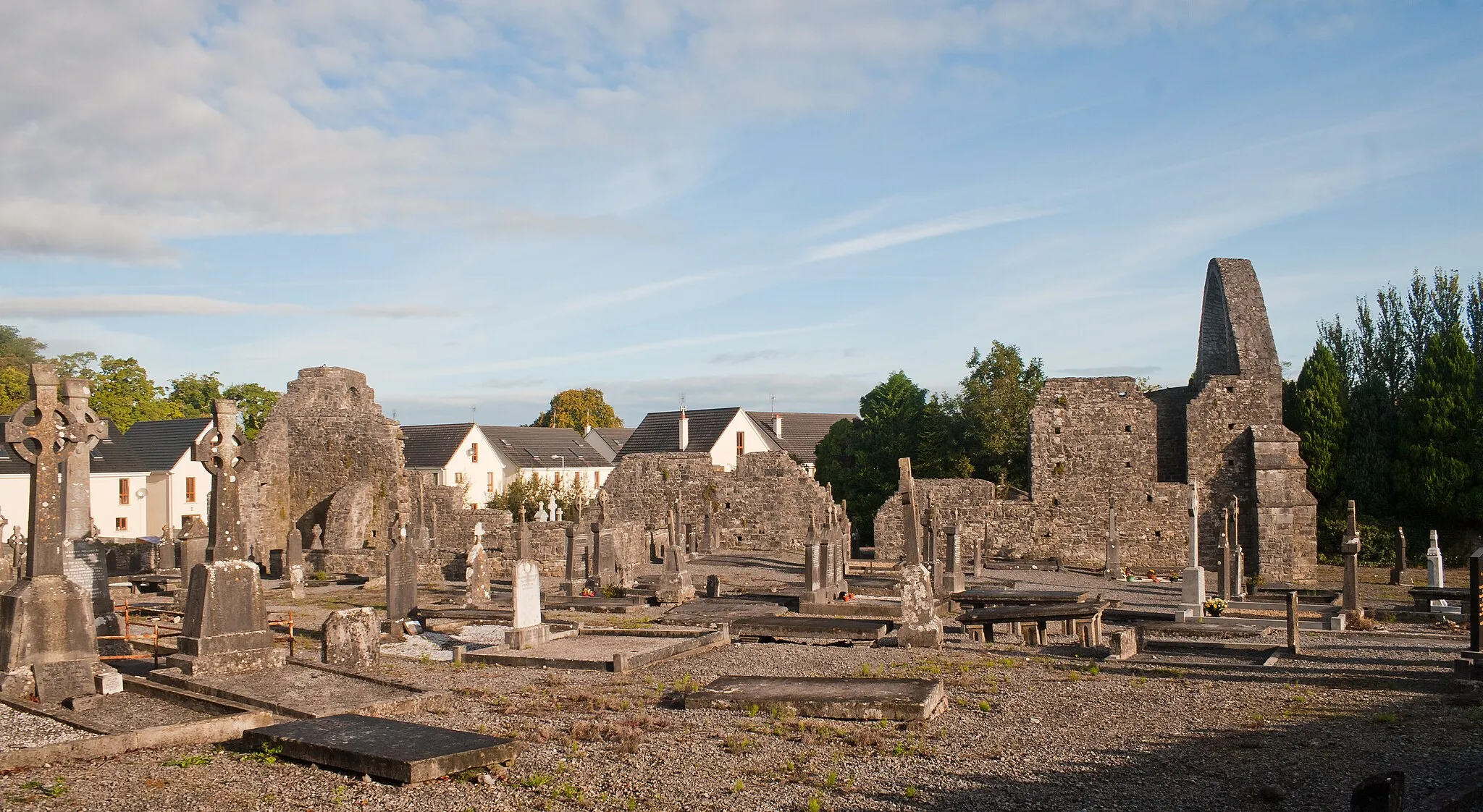 Photo showing: South range of the priory.