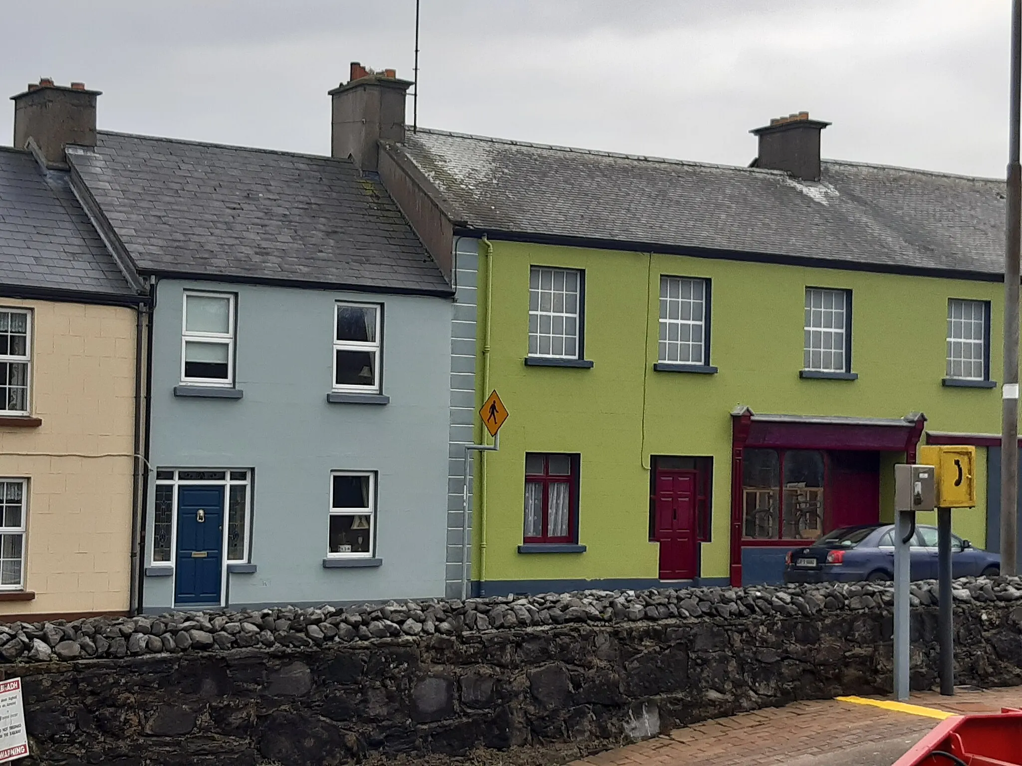 Photo showing: Colourful houses Ballina