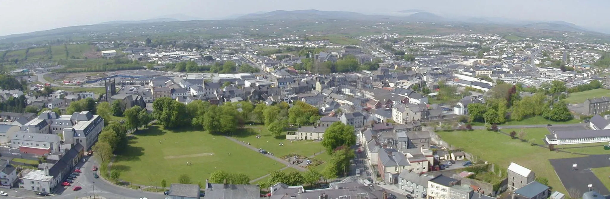 Photo showing: Castlebar large view from above