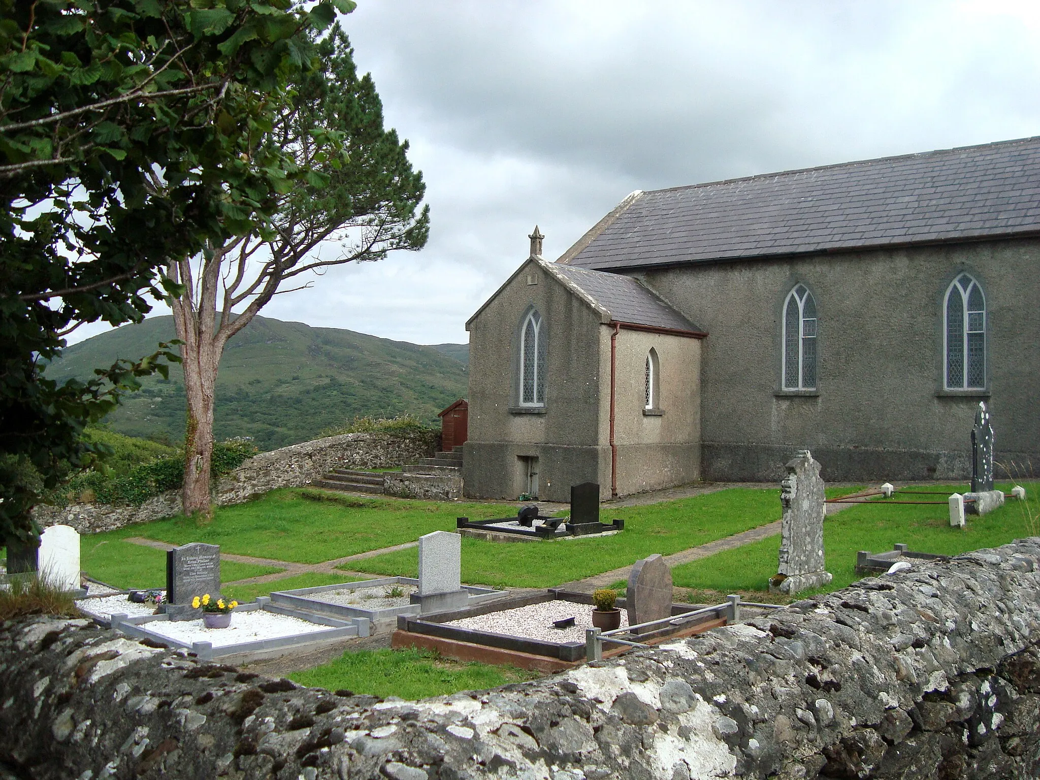 Photo showing: Church at Leitir Mhic an Bhaird
