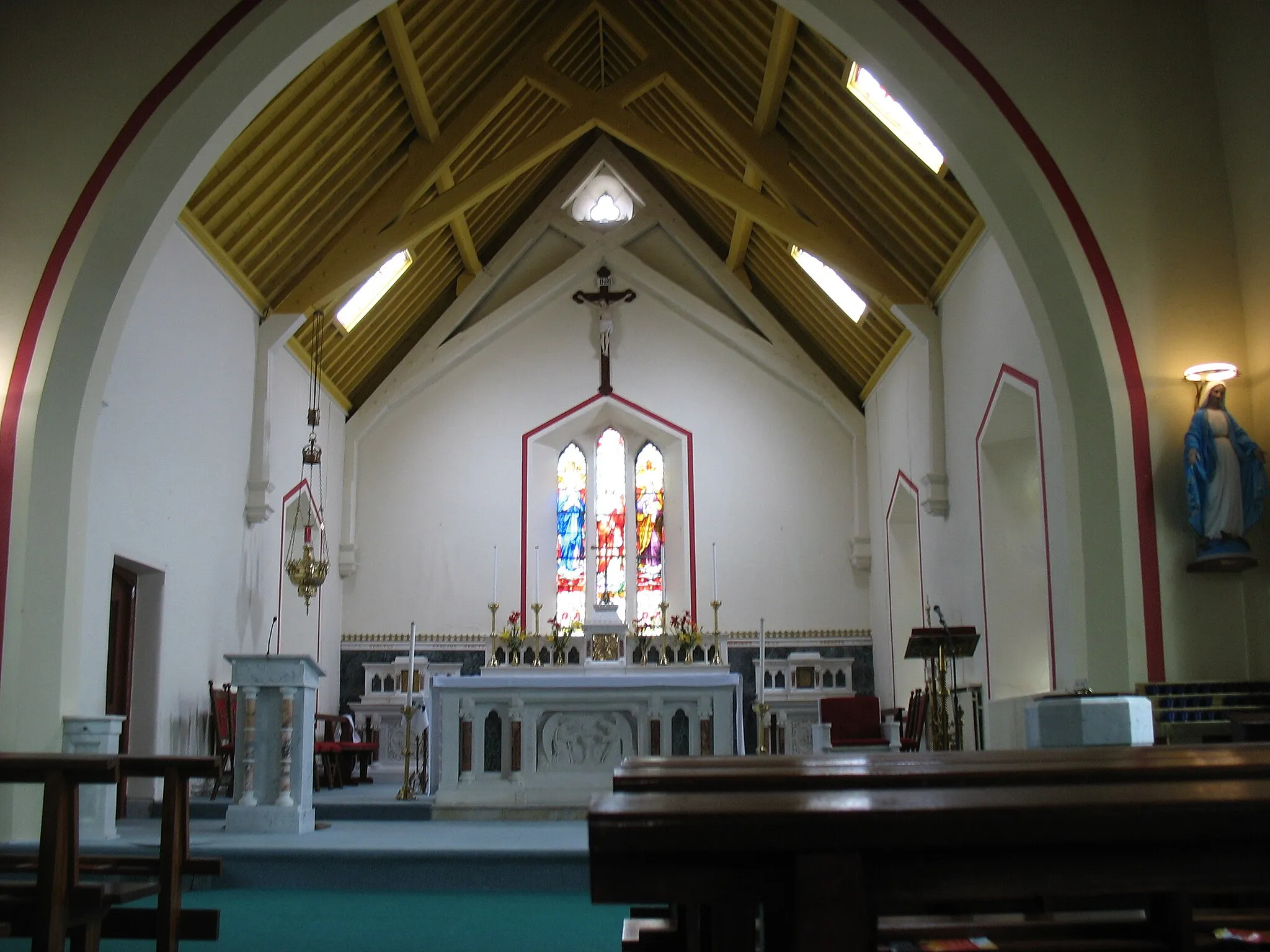 Photo showing: Interior of the Church of the Immaculate Conception, Kilmovee