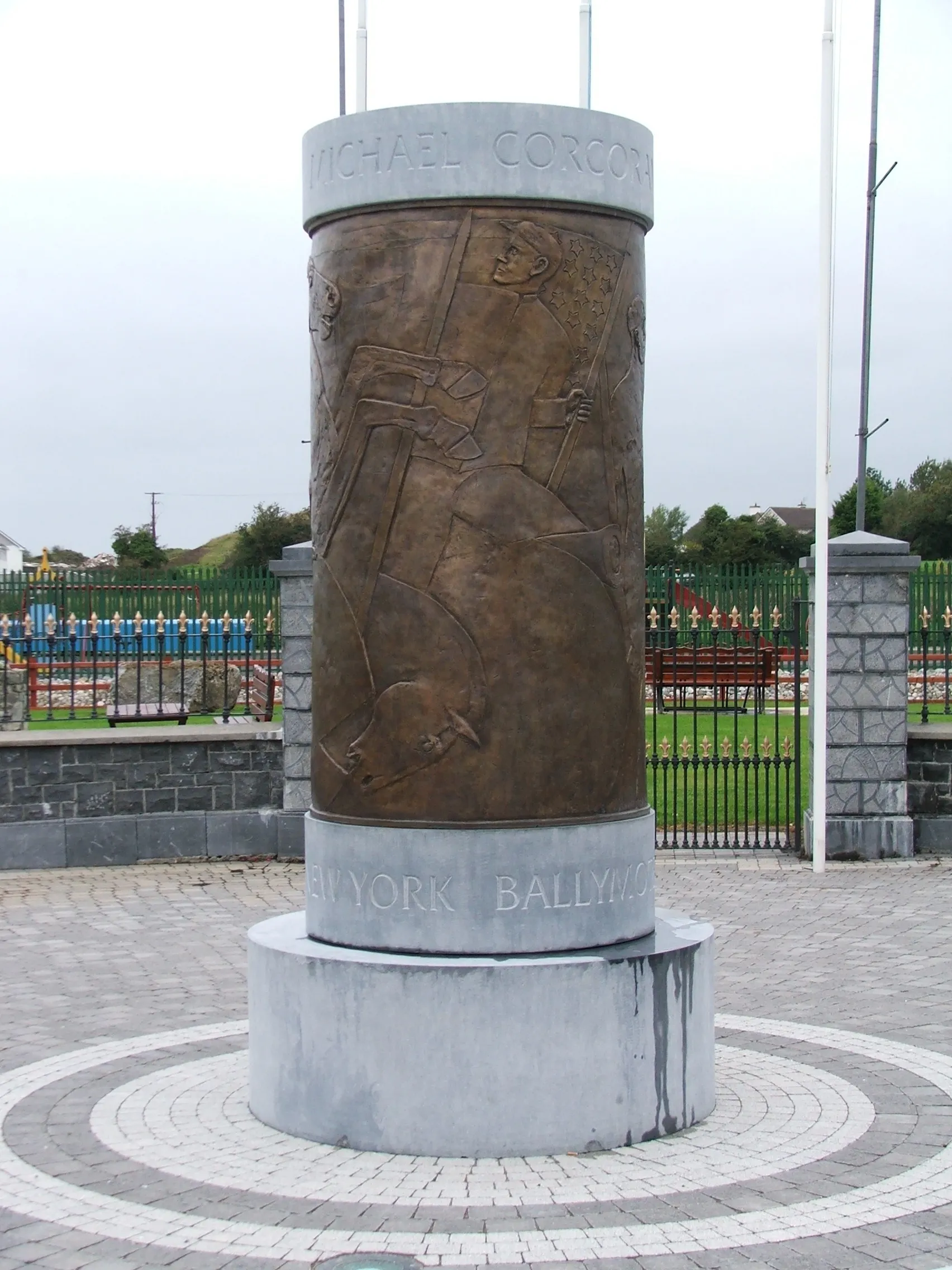 Photo showing: Ireland's National Monument to the Fighting 69th Regiment & Brigadier General Michael Corcoran