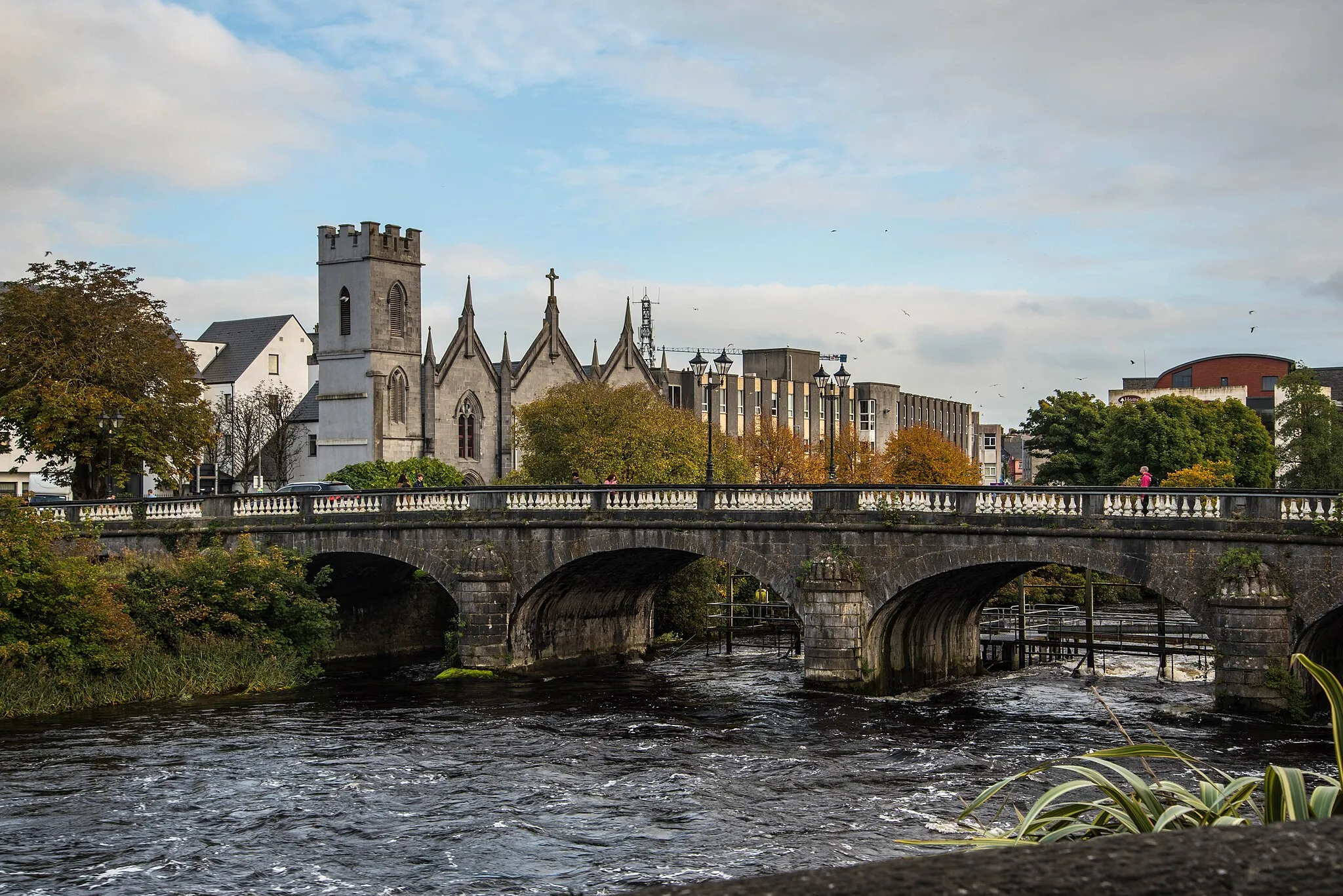 Photo showing: Galway, Salmon Weir Bridge.