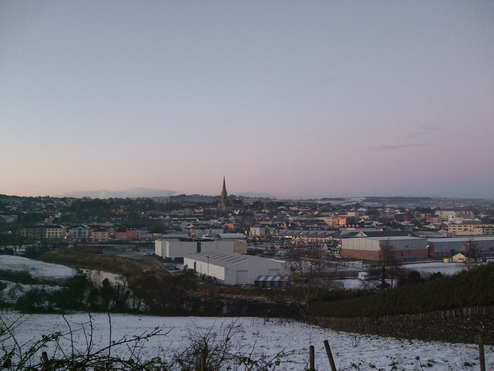 Photo showing: Vue générale de Letterkenny