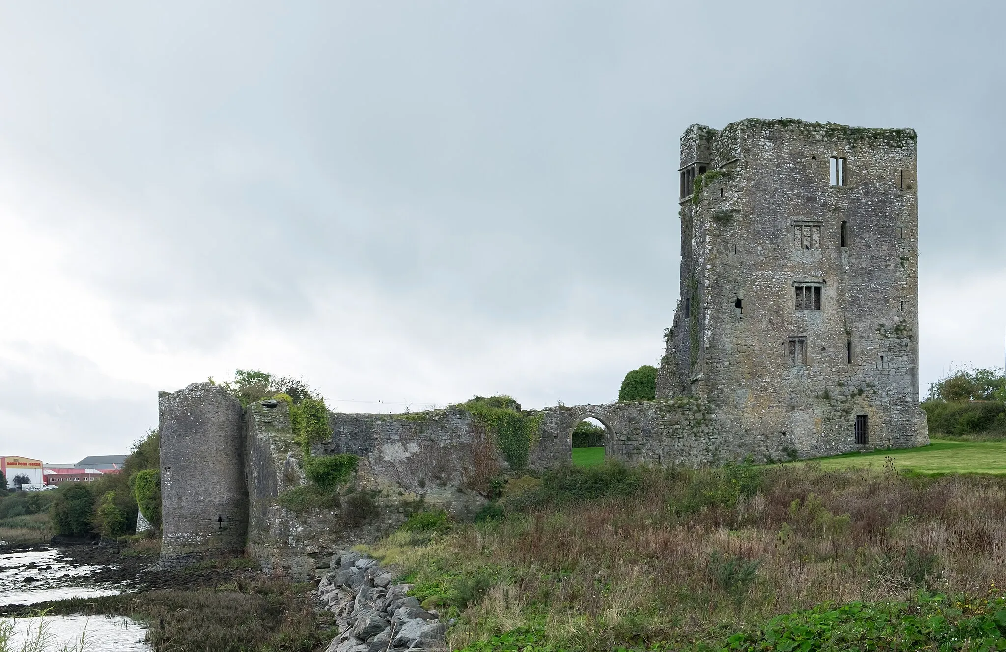 Photo showing: Granagh Castle, a 13th century castle near Waterford, Ireland.