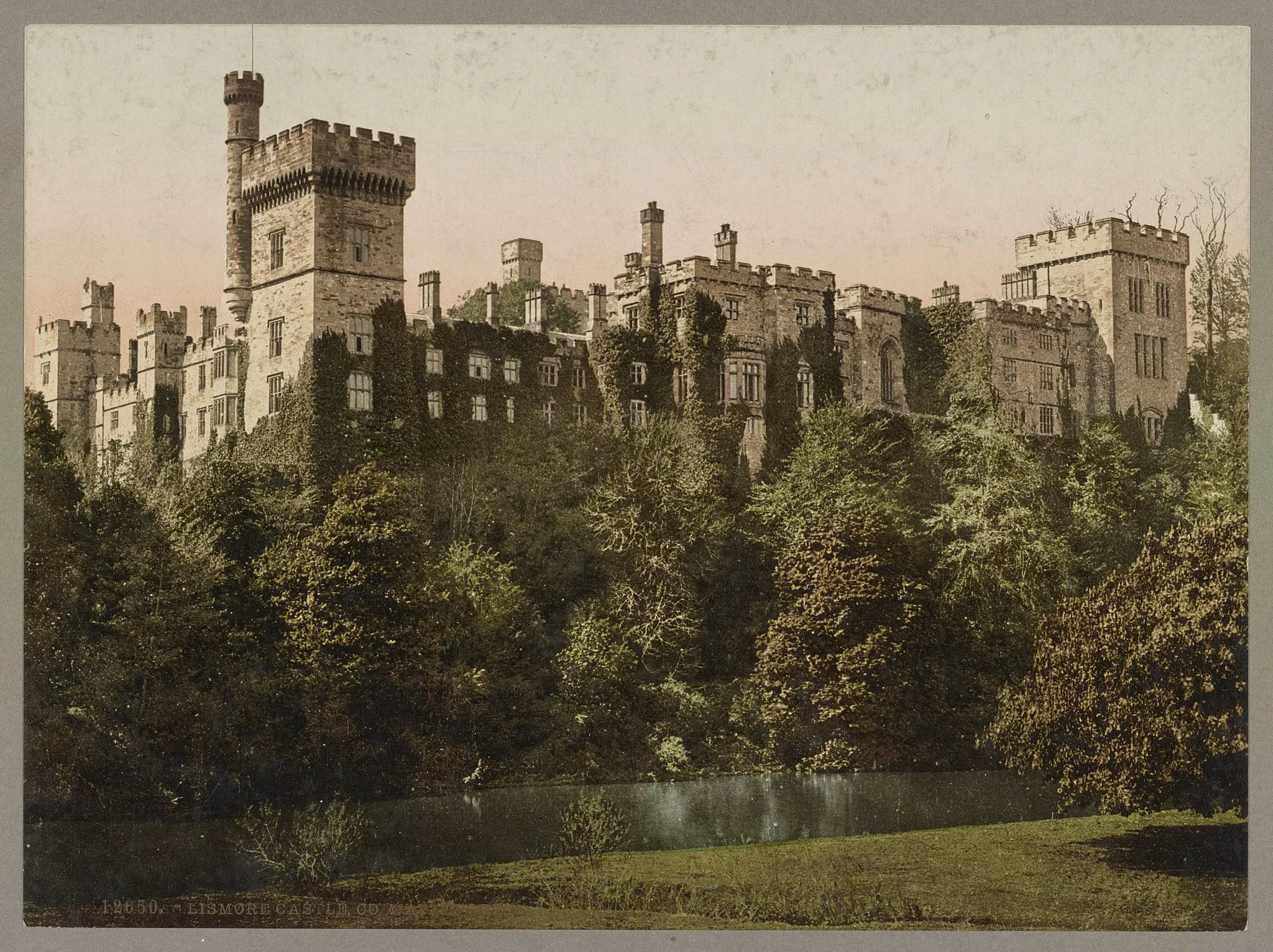 Photo showing: Title: Lismore Castle. Co. Waterford
Physical description: 1 print :
