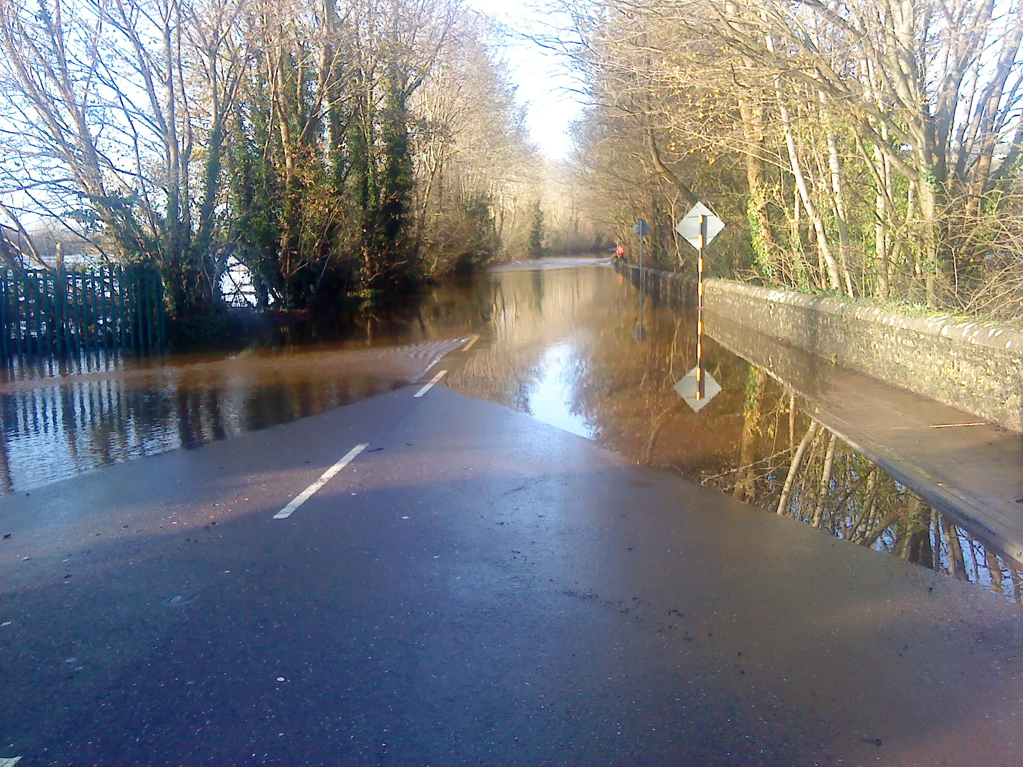 Photo showing: Flooding at Carrigrohane