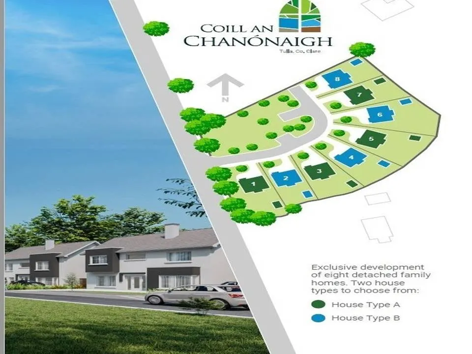 Photo showing: Coill an Chanónaigh residential estate, Tulla, Co. Clare.
