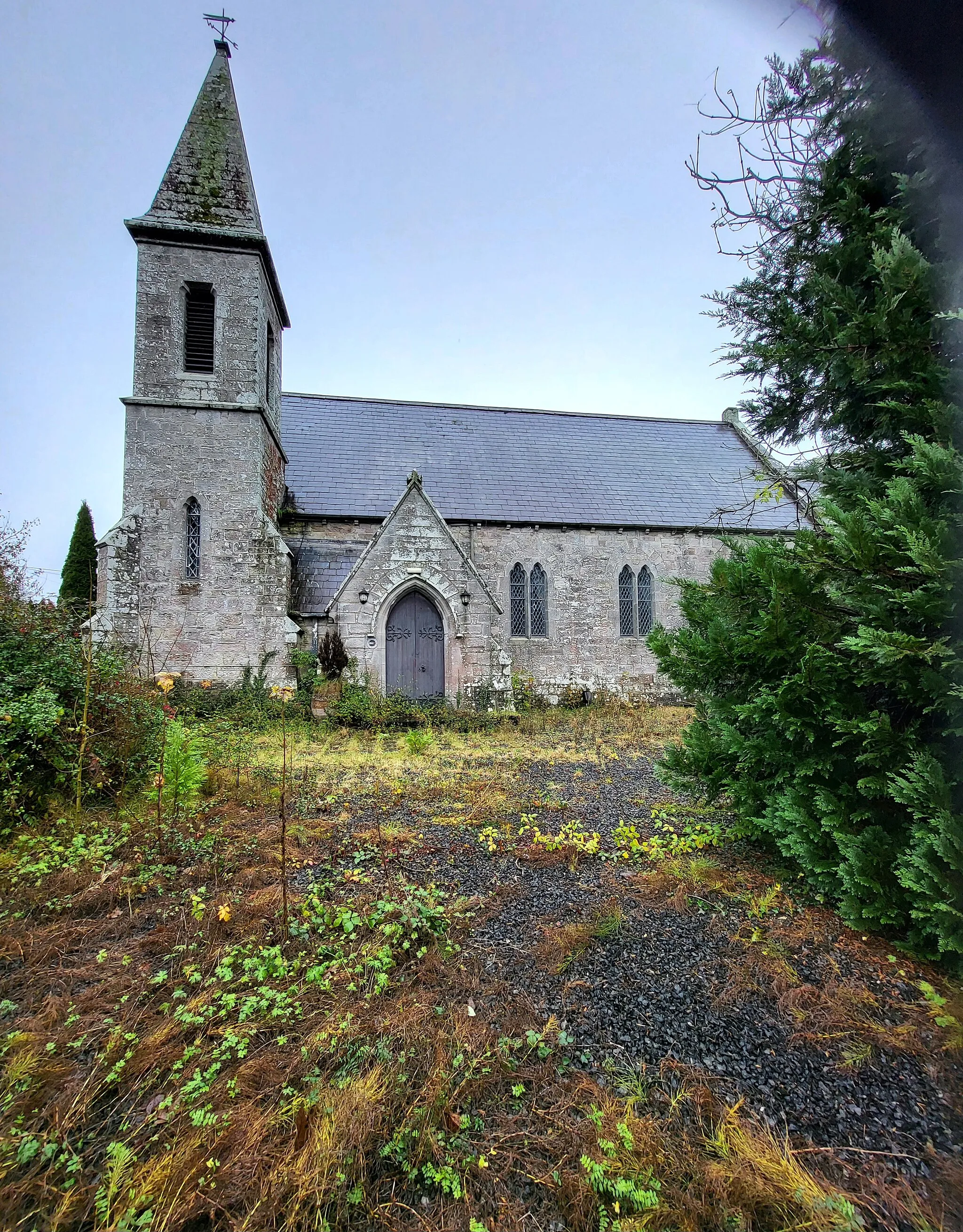 Photo showing: The old parish church, Doon. October, 2023.