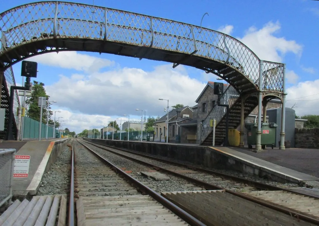 Photo showing: Rathmore station. On the Mallow to Tralee line.